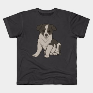 Border Collie Puppy Kids T-Shirt